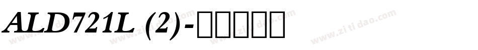 ALD721L (2)字体转换
